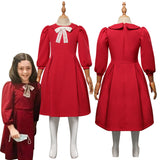 Película Orphan: First Kill Esther Albright Niños Cosplay Disfraz Traje Fiesta Conjunto Carnaval