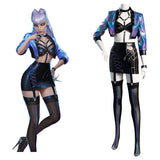 Juego League of Legends LOL KDA Agony‘s Embrace Evelynn Cosplay Disfraz Halloween Carnaval Traje Mujer Per.