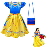 Anime Snow White Niños Blancanieves Cosplay Navidad Disfraz Traje Vestido