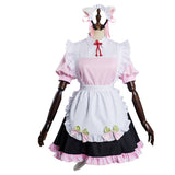 Anime Demon Slayer Tsuyuri Kanao cosplay Mucama Lolita Cosplay Vestido Gato Oreja Fiesta Disfraz-disfrazdeptdiadebrujas.com®