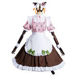 Anime Demon Slayer Kamado Nezuko Mucama Lolita Cosplay Fiesta Disfraz Falda Vestido Traje-disfrazdeptdiadebrujas.com®