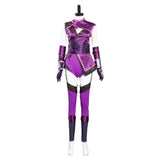 Juego Mortal Kombat 11-Mileena Cosplay Disfraz Navidad Halloween Carnaval Fiesta Traje