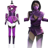 Juego Mortal Kombat 11-Mileena Cosplay Disfraz Navidad Halloween Carnaval Fiesta Traje