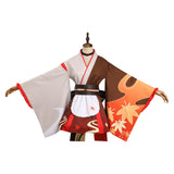 Juego Genshin Impact Kaedehara Kazuha Kimono Mucama Cosplay Disfraz Fiesta disfrazdeptdiadebrujas.com®
