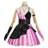 Juego League of Legends Jinx Cosplay Disfraz Traje Vestido Creación Secundaria-disfrazdeptdiadebrujas.com®