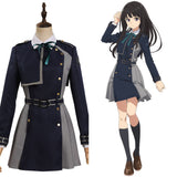 Anime Lycoris Recoil Inoue Takina Cosplay Disfraz Traje Vestido Falda