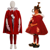 Película How the Grinch Stole Christmas Cindy Niños Cosplay Disfraz Traje Vestido Falda Halloween Carnaval