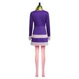 Anime Scooby Doo Where Are You Daphne Blake Cosplay Navidad Disfraz Traje Vestido