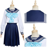 Anime Akebi‘s Sailor Uniform - Komichi Akebi Uniforme Cosplay Navidad Disfraz Falda Carnaval Traje