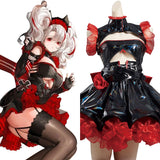 Juego Azur Lane -Prinz Adalbert Mucama Cosplay Navidad Disfraz Falda Vestido Carnaval Traje