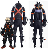 Anime Boku no Hero Academia 3: World Heroes‘ Mission Katsuki Bakugou Cosplay Disfraz Halloween Falda Carnaval Traje