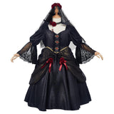 Anime Niños Chicas Vampire Bride Precioso Cosplay Disfraz Halloween Falda Carnaval Traje