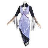 Juego Genshin Impact Beelzebul Raiden Shogun Cosplay Navidad Disfraz Vestido Conjunto Carnaval-disfrazdeptdiadebrujas.com®