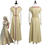TV House of the Dragon Princess Joven Rhaenyra Targaryen Cosplay Disfraz Traje Vestido Halloween