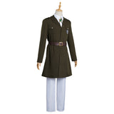 Anime Attack on Titan Equipo de Investigación Uniforme Cosplay Disfraz Navidad Carnaval Fiesta Casual Traje