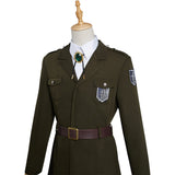 Anime Attack on Titan Equipo de Investigación Uniforme Cosplay Disfraz Navidad Carnaval Fiesta Casual Traje