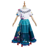 Anime Encanto Mirabel Niños Cosplay Navidad Disfraz Traje Vestido Falda Carnaval