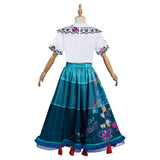 Anime Encanto Mirabel Niños Cosplay Navidad Disfraz Traje Vestido Falda Carnaval