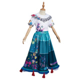 Anime Encanto Mirabel Niños Cosplay Navidad Disfraz Traje Vestido Falda Carnaval