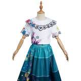Anime Encanto Mirabel Niños Cosplay Navidad Disfraz Traje Vestido Falda Carnaval