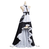 Juego Azur Lane - KMS August Von Parseval Mucama Cosplay Navidad Disfraz Falda Vestido Carnaval Traje