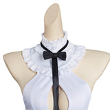 Juego Azur Lane - KMS August Von Parseval Mucama Cosplay Navidad Disfraz Falda Vestido Carnaval Traje