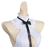 Juego Azur Lane - KMS August Von Parseval Mucama Cosplay Navidad Disfraz Falda Vestido Carnaval Traje