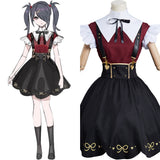 Juego Needy Girl Overdose-Amer Chan Kangel Cosplay Navidad Disfraz Traje Vestido