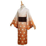 Anime Demon Slayer Agatsuma Zenitsu Kimono Cosplay Disfraz Traje Fiesta