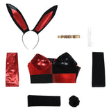 Película Harley Quinn Bunny Girl Mono Cosplay Disfraz Halloween Carnaval Sensual Traje Mujer Per.
