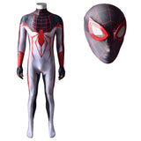 Película Spider Man: Miles Morales mono de carnaval de Halloween Trajes de rol con máscara 3D Impreso Hombre Per.