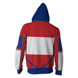 Peligro Biológico Resident Evil Cosplay Sudadera Estampada con Cremallera para Adultos Unisex