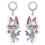 Juego Animal Crossing Bosque de Los Animales Llavero Acrílico Raymond Colgante Llaveros