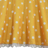 Toy Story 4 Gabby Cosplay Vestido de Color Amarilla Halloween Carnaval Vestido para Niñas
