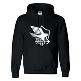 Azur Lane Cosplay USS Logotipo Sudadera Estampada con Capucha de Color Negro para Adultos Unisex