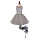 Halloween Disfraz de Rocket Raccoon Regalo Especial Vestido Tutu para Niñas