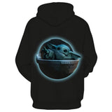 La Guerra de Las Galaxias Star Wars The Mandalorian Baby Yoda Sudadera Estampada para Adultos Unisex