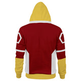 My Hero Academia Hoodie All Might Cosplay Sudadera con Capucha para Adultos Unisex