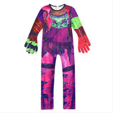 Los Descendientes Descendants 3 Evie Cosplay Mono de Halloween Carnaval Mono para Niñas