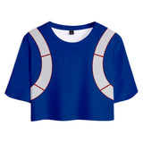 My Hero Academia Todoroki Shouto Cosplay Top y Pantalones Cortos Ropa de 2 Piezas Unisex
