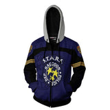 Peligro Biológico Resident Evil Cosplay R.P.D. Sudadera con Capucha y Cremallera para Adultos Unisex