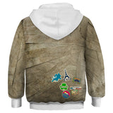 Halloween Momia Sudadera Estampada con Capucha para Niños