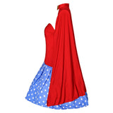 Halloween Disfraz de Superhéroe Wonder Woman  Superwoman Cosplay Traje para Adultos Femenino