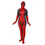 Deadpool Divertido Cosplay Mono Sexy Tirante Halloween Cosplay Mono para Adultos Femenino