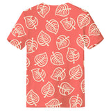 Animal Crossing Bosque de Los Animales Isabelle Camiseta de 3D Impreso Camiseta Casual Unisex