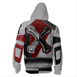 Los Descendientes Descendants 3 Cosplay Carlos Sudadera con Cremallera para Adultos Unisex