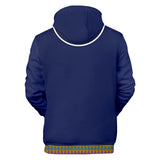 JoJo’s Bizarre Adventure Kujo Jotaro Cosplay Sudadera Estampada con Capucha para Adultos Unisex