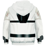 Black Widow Viuda Negra Natasha Romanoff Sudadera Blanca con Capucha para Niños