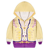 Frozen Princesa Anna Cosplay Sudadera con Cremallera Chaqueta para Niñas