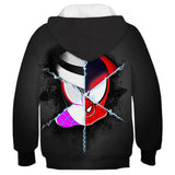 Hombre Araña Spider-Man: Into the Spider-Verse Gwen Miles Morales Sudadera Estampada para Niños